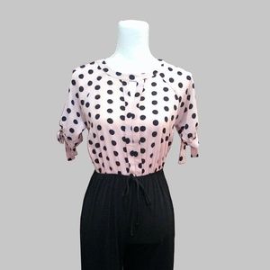 Pink Polka Dot Jumper by Monteau